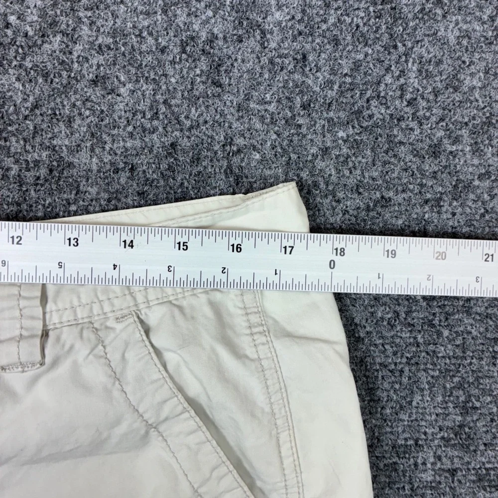 Calvin Klein Jeans Mens Size 34W Beige Cargo Utility Shorts Off White